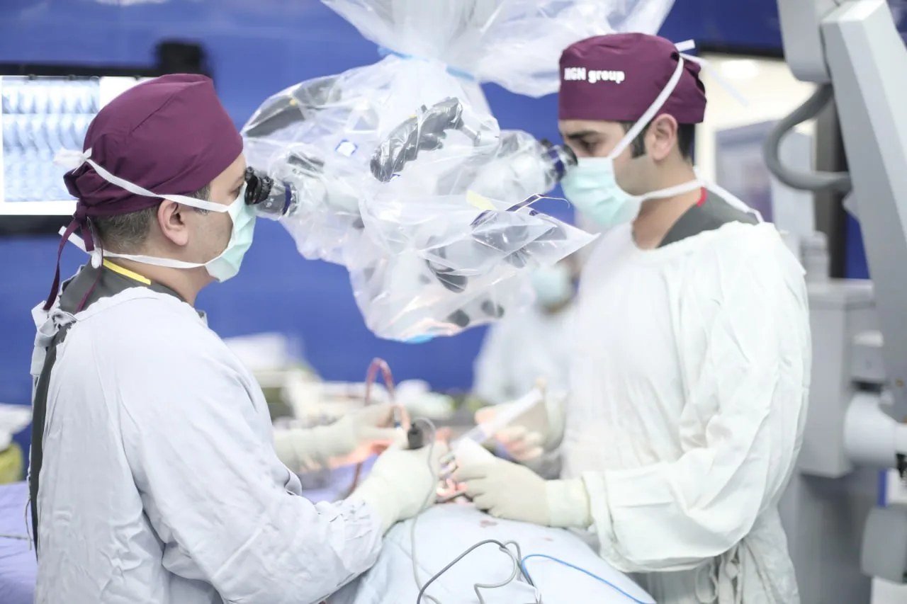 Disc surgery procedure with Prof. Guive Sharifi